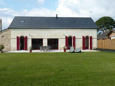 Jolie Maison De Campagne En Pierre De Tuffeau Longué Eksteriør bilde
